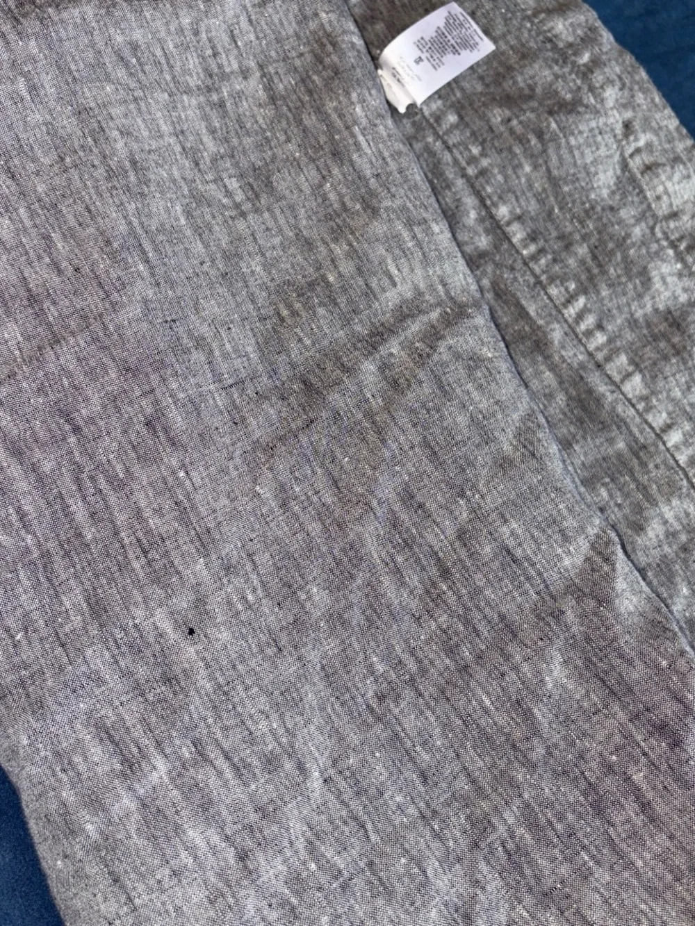 West elem linen queen sheets grey